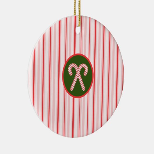 Kerst-/pepermuntsieraden Keramisch Ornament (Rechts)