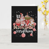 Kerst Peppermint Alles Koffie Chocolade M Kaart (Gele Bloem)