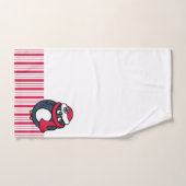 Kerst Peppermint Pinguïn Handdoekenset Bad Handdoek (Handdoek)