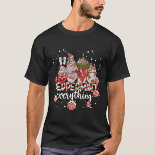 Kerst Peppermunt Alles Koffie Chocolade M T-shirt