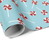 Kerst Peppermunt Inpakpapier (Rol Hoek)