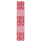 Kerst Peppermunt Print Medium Tafelloper (Voorkant)
