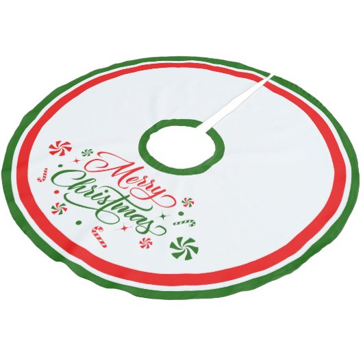 Kerst Peppermunt Snoep Kerstboom Rok (Gekanteld)