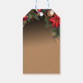 Kerst persoonlijk vormgegeven cadeaulabel (Achterkant)