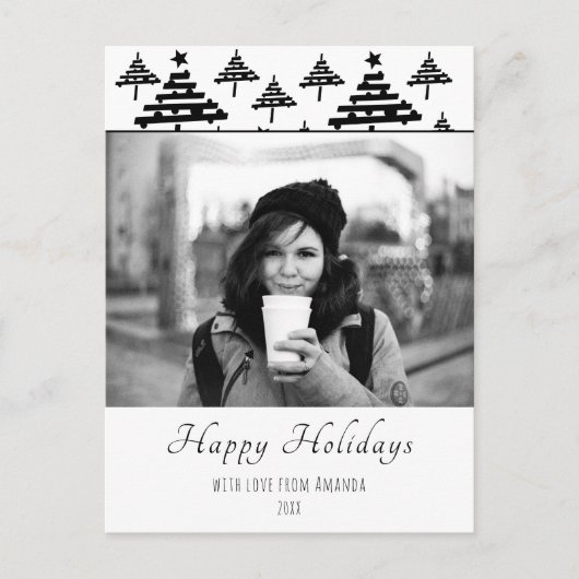 Kerst Persoonlijke Aangepaste Vakantie Foto Kaart (Voorkant)