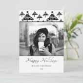 Kerst Persoonlijke Aangepaste Vakantie Foto Kaart (Staand voorkant)