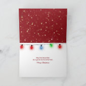 Kerst Perzische kitten in een geschenkdoos Feestdagen Kaart (Binnen)