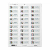 Kerst Pet Feestelijk Paard Etiket (Full Sheet)