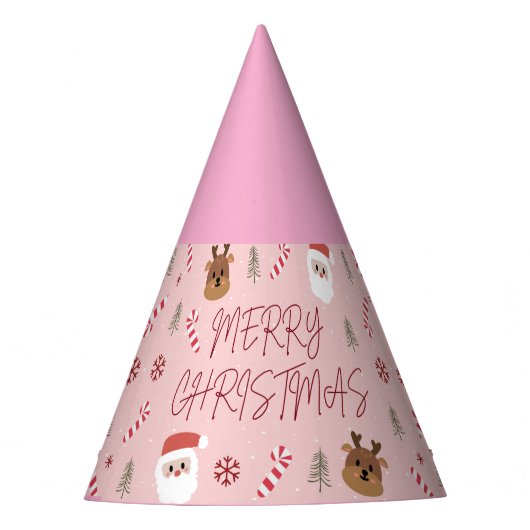 kerst pet feesthoedjes (Voorkant)