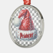 Kerst Pet Premium Ronde Ornament (Links)