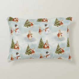Kerst Peter Rabbit  Accent Kussen