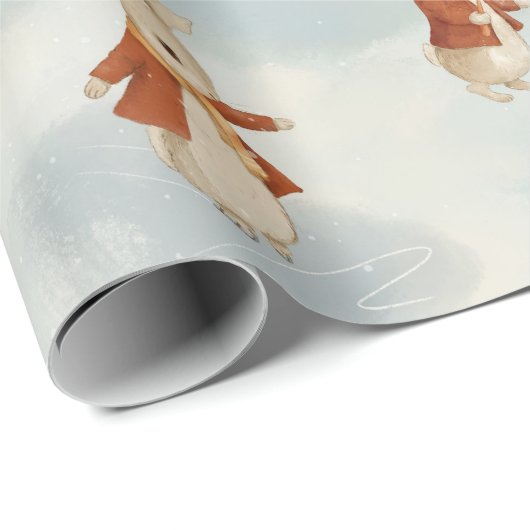 Kerst Peter Rabbit  Cadeaupapier (Rol Hoek)