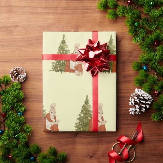 Kerst Peter Rabbit  Cadeaupapier (Feestdagen Geschenken)