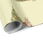 Kerst Peter Rabbit  Cadeaupapier (Rol Hoek)