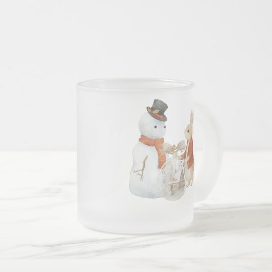 Kerst Peter Rabbit Matglas Koffiemok (Voorkant rechts)