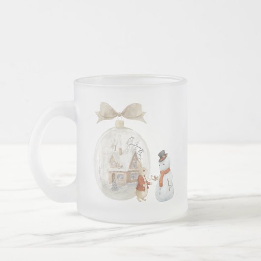 Kerst Peter Rabbit  Matglas Koffiemok (Links)