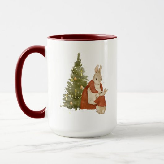 Kerst Peter Rabbit  Mok (Links)