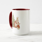 Kerst Peter Rabbit  Mok (Voorkant links)