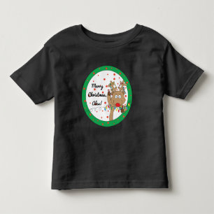 Kerst Peuter Lange Mouw T-shirt/Rendier Kinder Shirts