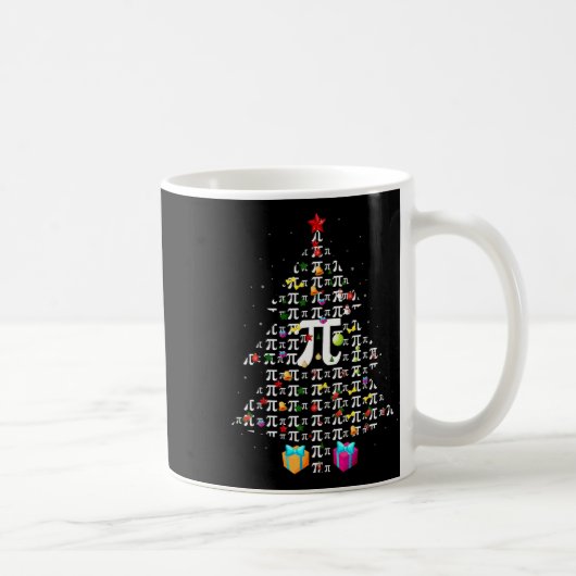 Kerst Pi Grappige Wiskunde Pi Dag Kerst Tr Koffiemok (Rechts)