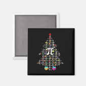 Kerst Pi Grappige Wiskunde Pi Dag Kerst Tr Magneet (Voorkant / Achterkant)