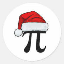 Kerst Pi Stickers