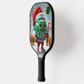 Kerst Pickleball Cheer – Santa Hat & Snowflak Pickleball Paddle (Links)