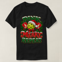Kerst Pickleball Shirt | Dink Merry Repeat