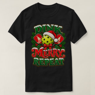 Kerst Pickleball Shirt | Dink Merry Repeat