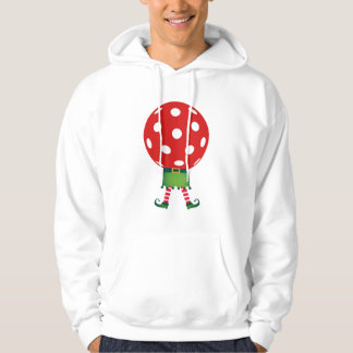 Kerst Pickleball Sweatshirt Pickleball Elf Rood