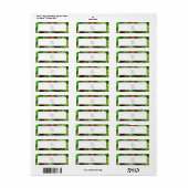 Kerst Pijnappel Etiket (Full Sheet)
