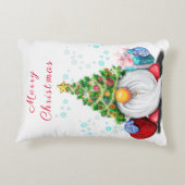 Kerst Pillow Gnome met Gift Accent Kussen (Achterkant)