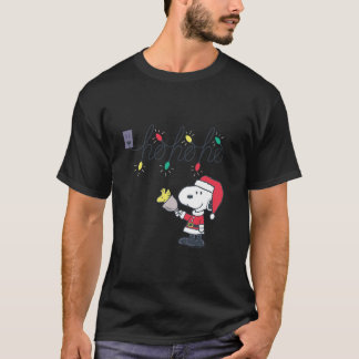 Kerst pinda's Kerstman Snoopy Ho Ho Ho  T-shirt