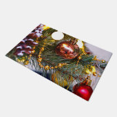 Kerst Pine Bauble en Garland Deurmat (Schuin)