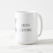 Kerst Pine Cones Branch en Ornament Koffiemok (Voorkant rechts)