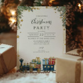 Kerst Pine en Cadeaus Train Kaart