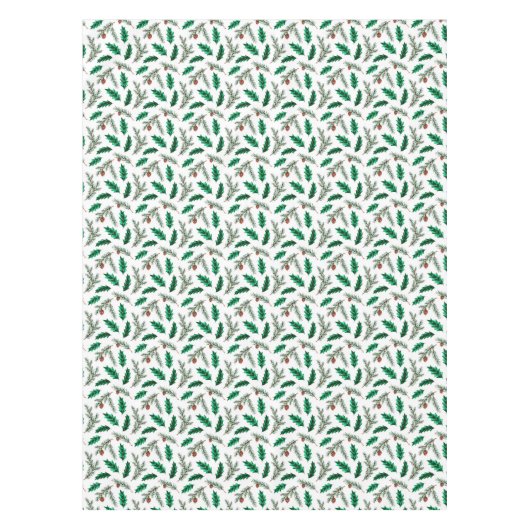 Kerst Pine takken Tafelkleed (Voorkant)