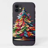 Kerst Pine Tree iPhone / iPad hoesje (Achterkant)