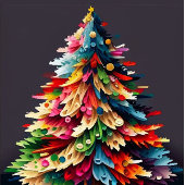 Kerst Pine Tree iPhone / iPad hoesje