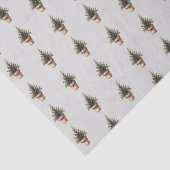 Kerst pinecone boom rustieke vakantie gewoonte tissuepapier (Detail)