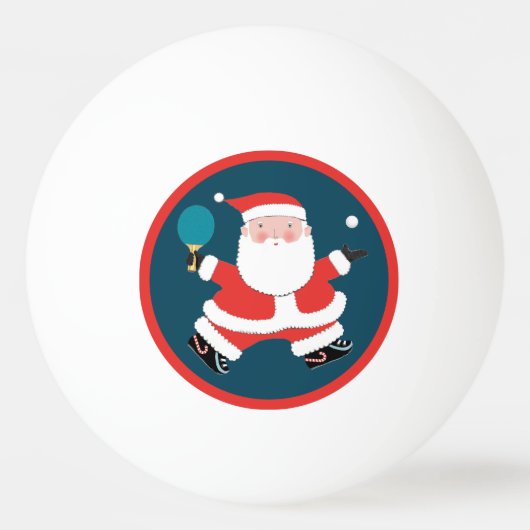 Kerst Ping Pong Bal Pingpongbal (Voorkant)