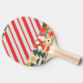 Kerst Ping Pong Bat Tafeltennisbatje (Zijkant)