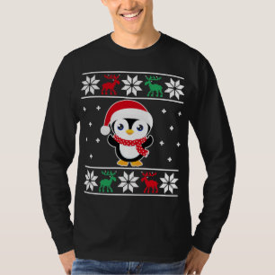 Kerst Pinguïn Grappige Classic Lelijke Sweater T-shirt