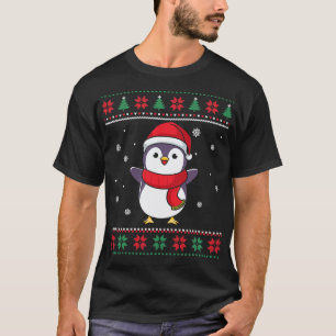 Kerst Pinguïn lelijke kerst trui T-shirt