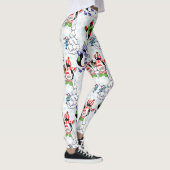 Kerst pinguïn schaatsen leggings (Rechts)