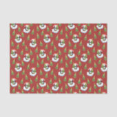 Kerst-pinguïns Tissuepapier (Voorkant)