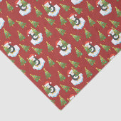 Kerst-pinguïns Tissuepapier (Detail)