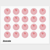 Kerst Pink Martini Vakantie Sticker (Vel)