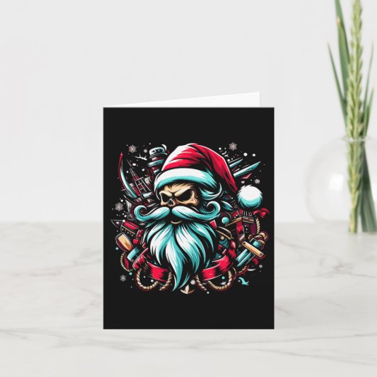Kerst Pirate Captain Boater Boating Captain SA Kaart (Voorkant)