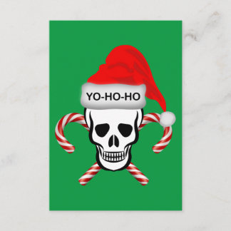 Kerst, Pirate Skull Informatiekaartje